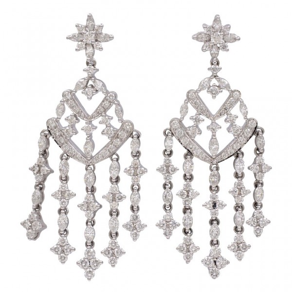 Earrings Archives Charles Schwartz Son Kwiat Diamond Chandelier Earrings
