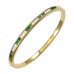 Diamond-and-Emerald-Gold-Bangle-Bracelet