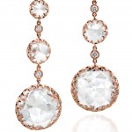 E0258-Long-Rose-Gold-Round-Rock-Crystal-and-Diamond-Drop-Earrings-on-Diamond-French-Wire