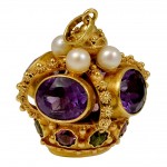 Multi-Colored-Gemstone-Gold-Crown-Charm-1
