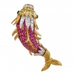 Ruby-Emerald-Diamond-Fish-Brooch