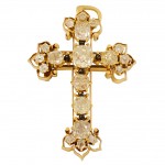 Victorian-Era-Old-MIne-Cut-Diamond-Gold-Cross-1