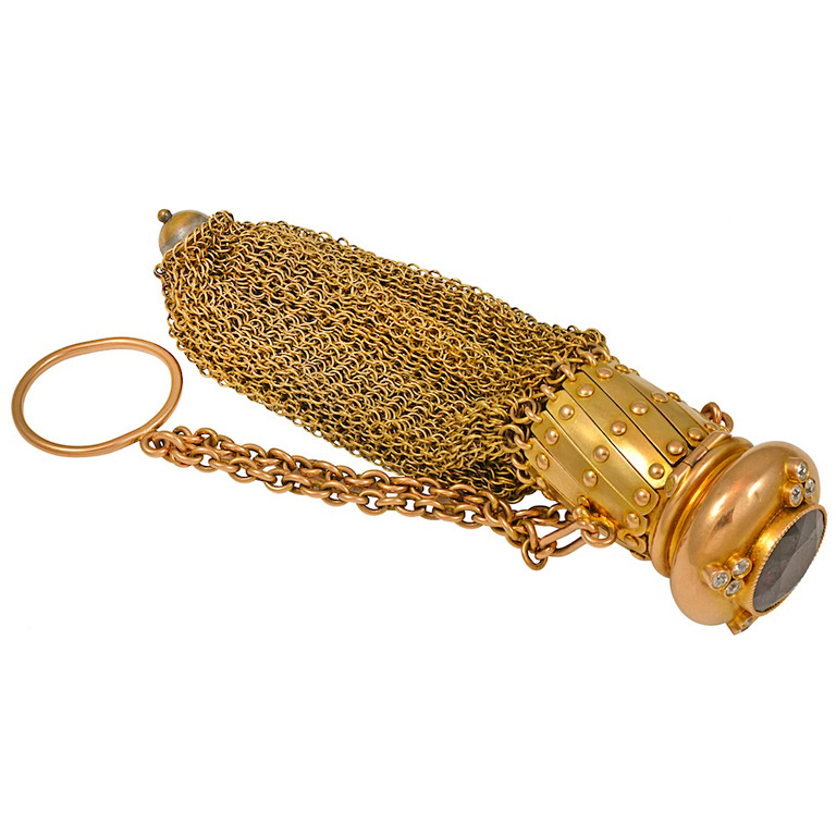 Antique Coin Purse, Gold