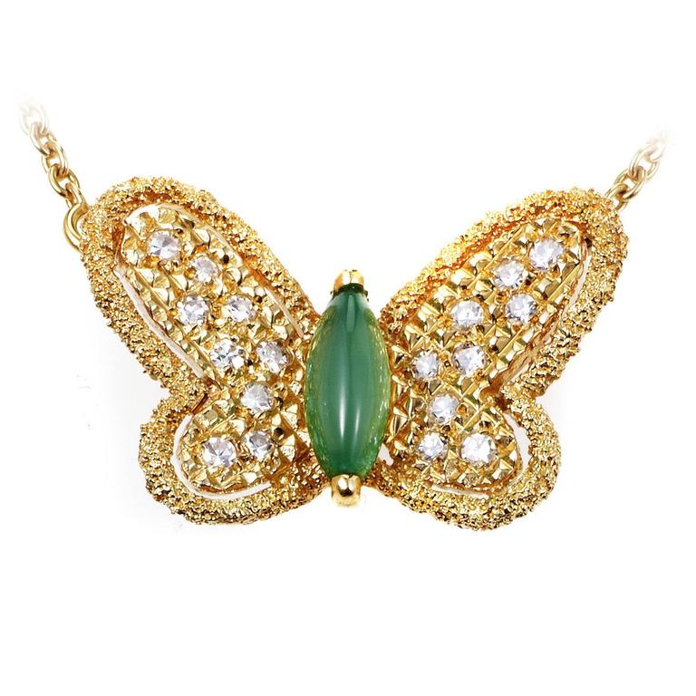 Itty Bitty Diamond Butterfly Pendant – Nicole Rose Fine Jewelry