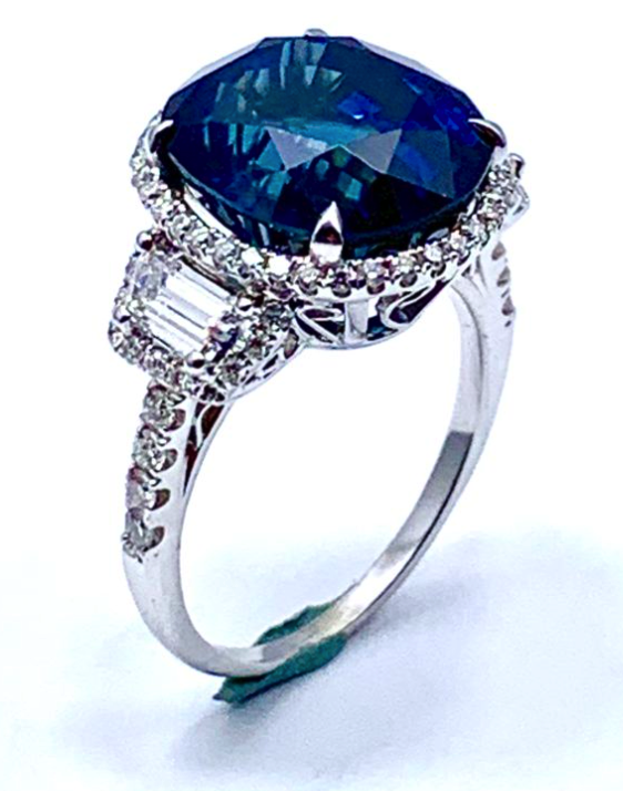 Gemstone Engagement Ring