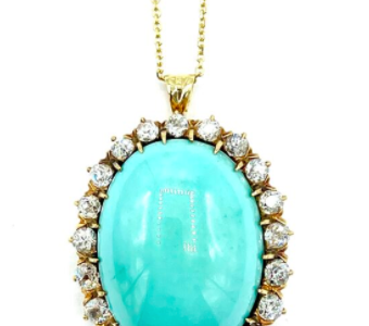 Popular Vintage Jewelry, DC Vintage Jewelry, antique turquoise necklace