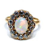 Vintage Engagement Ring, Opal