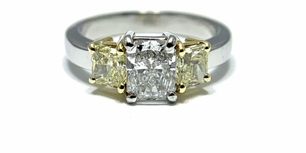 Vintage Jewelry DC, CARAT RADIANT DIAMOND