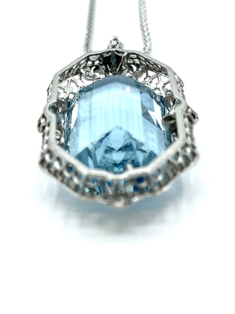 aquamarine Round Synthetic Aquamarine Spinel – CZ Elephant LLC