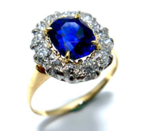 Unique Sapphire Engagement Ring