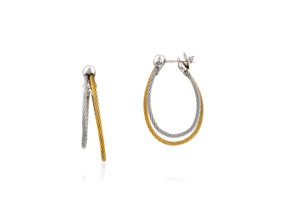 Asymmetrical sales hoop earrings