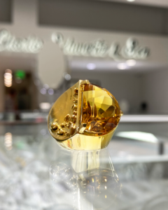 Citrine and Gold Ring, fine jewelry