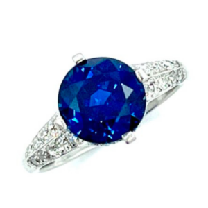 Dazzling Blue Sapphire Ring