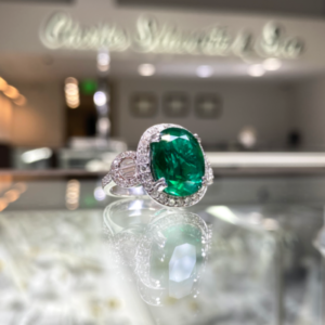 Vintage Emerald Gemstone Ring