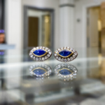 Sapphire and Diamond Earrings Charles Schwartz & Son Jewelers Washington DC