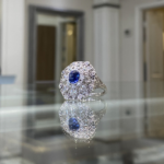 Sapphire and Diamond Ring Charles Schwartz & Son Jewelers Washington DC