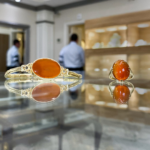 Carnelian bracelet and ring Charles Schwartz & Son Jewelers Washington DC