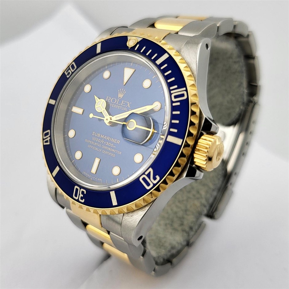 1997 Rolex Submariner Date 16613 – Two-Tone Blue “Bluesy”